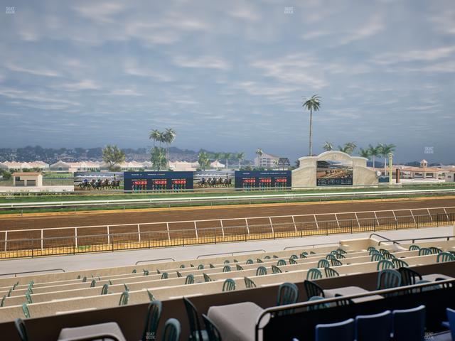 Del Mar Thoroughbred Club - Section Stretch Run Box 34 B Lvl 2 Seat View