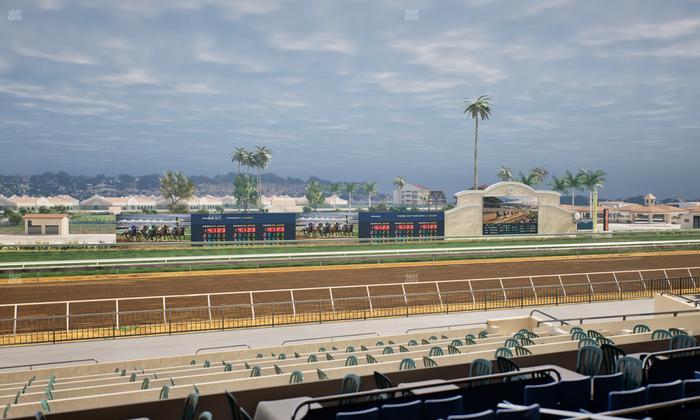 Del Mar Thoroughbred Club - Section Stretch Run Box 34 C Lvl 2 Seat View