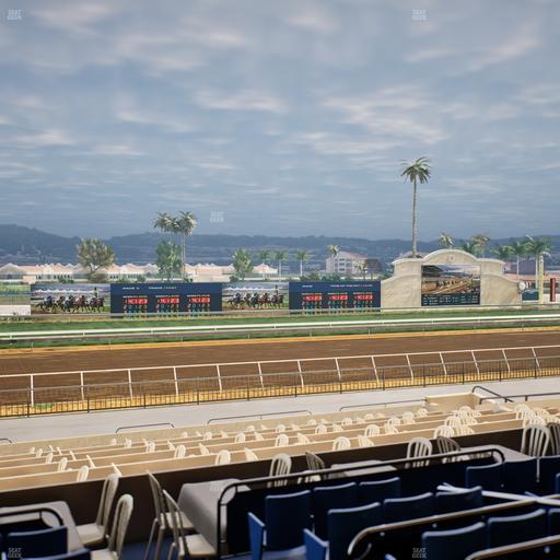 Del Mar Thoroughbred Club - Section Stretch Run Box 34 C Lvl 2 Seat View