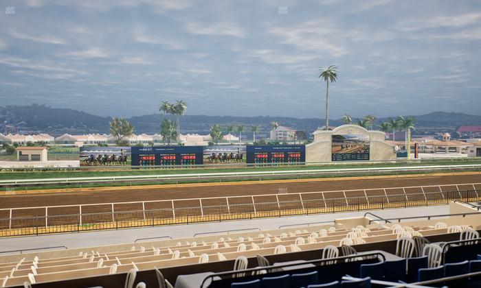 Del Mar Thoroughbred Club - Section Stretch Run Box 34 C Lvl 2 Seat View
