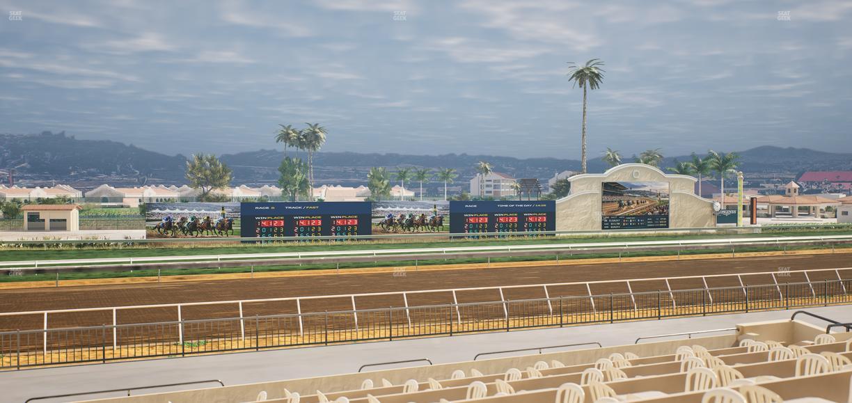 Del Mar Thoroughbred Club - Section Stretch Run Box 35 A Lvl 2 Seat View