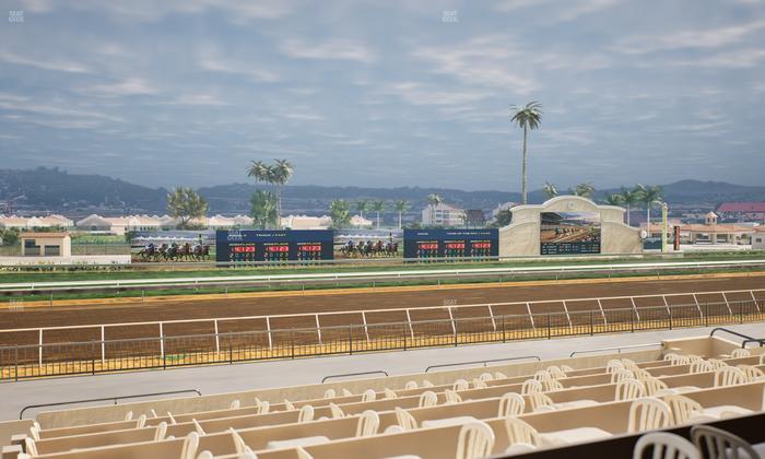 Del Mar Thoroughbred Club - Section Stretch Run Box 35 A Lvl 2 Seat View