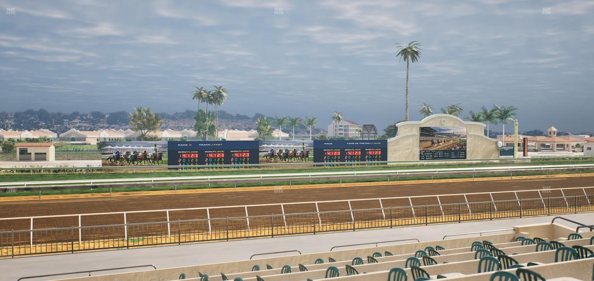 Del Mar Thoroughbred Club - Section Stretch Run Box 35 A Lvl 2 Seat View
