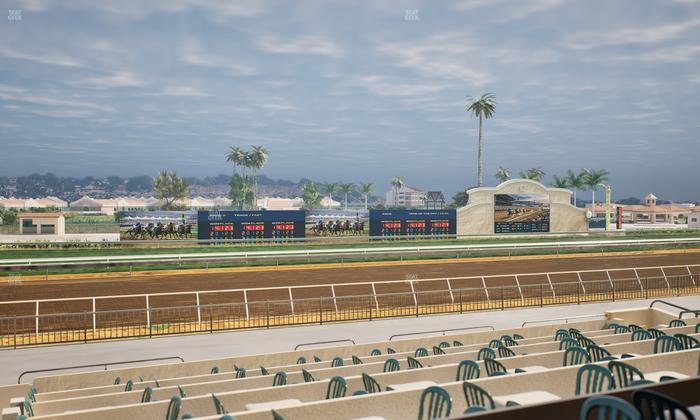 Del Mar Thoroughbred Club - Section Stretch Run Box 35 A Lvl 2 Seat View
