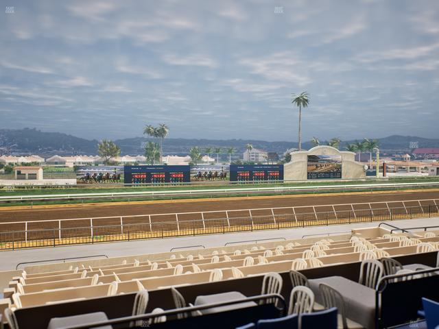 Del Mar Thoroughbred Club - Section Stretch Run Box 35 B Lvl 2 Seat View