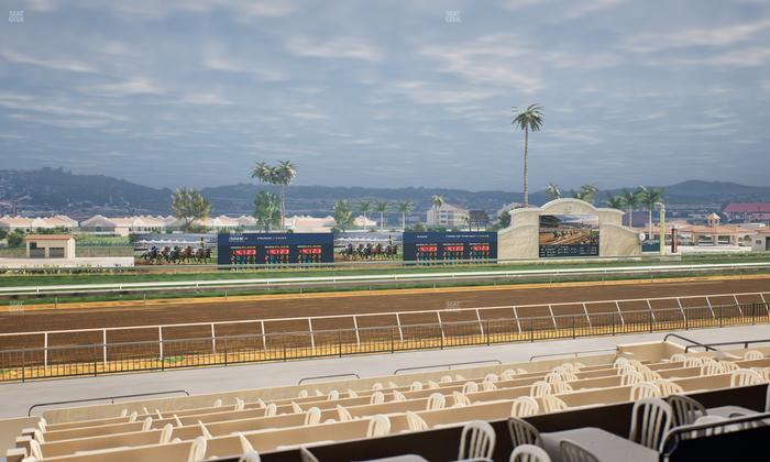 Del Mar Thoroughbred Club - Section Stretch Run Box 35 B Lvl 2 Seat View
