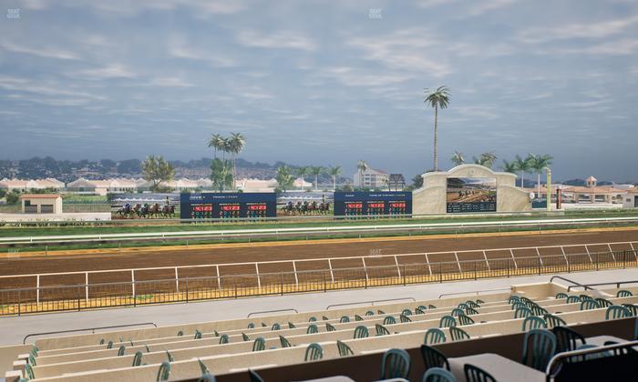 Del Mar Thoroughbred Club - Section Stretch Run Box 35 B Lvl 2 Seat View