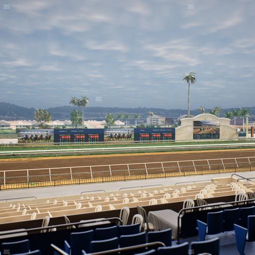 Del Mar Thoroughbred Club - Section Stretch Run Box 35 C Lvl 2 Seat View
