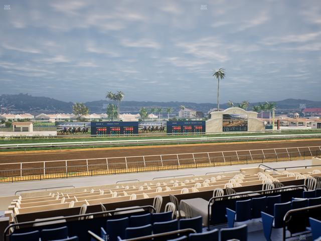 Del Mar Thoroughbred Club - Section Stretch Run Box 35 C Lvl 2 Seat View