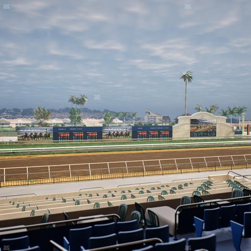 Del Mar Thoroughbred Club - Section Stretch Run Box 35 C Lvl 2 Seat View