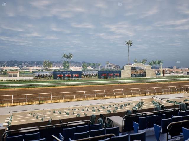 Del Mar Thoroughbred Club - Section Stretch Run Box 35 C Lvl 2 Seat View