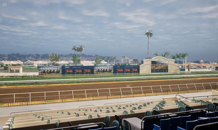 Del Mar Thoroughbred Club - Section Stretch Run Box 35 C Lvl 2 Seat View