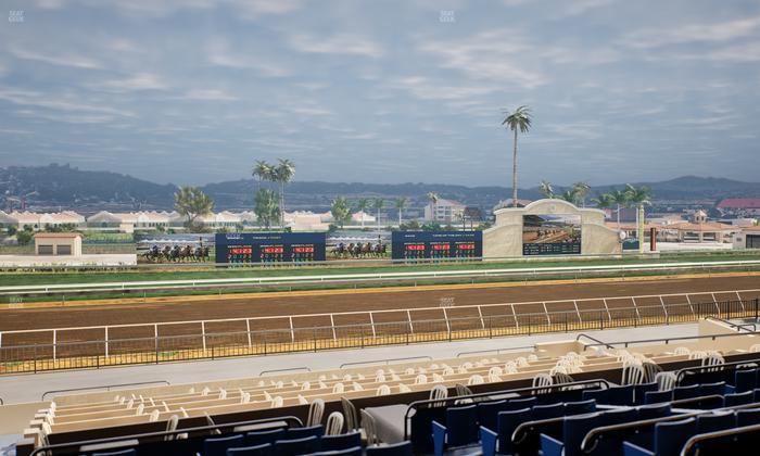 Del Mar Thoroughbred Club - Section Stretch Run Box 35 D Lvl 2 Seat View