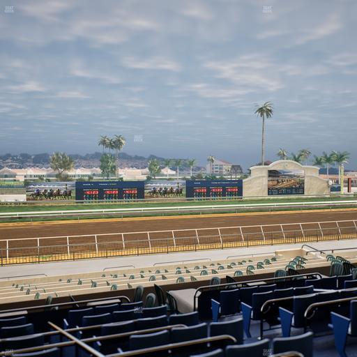 Del Mar Thoroughbred Club - Section Stretch Run Box 35 D Lvl 2 Seat View