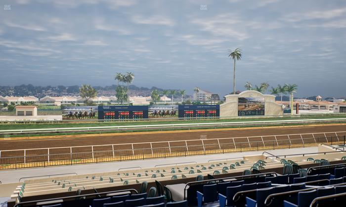 Del Mar Thoroughbred Club - Section Stretch Run Box 35 D Lvl 2 Seat View