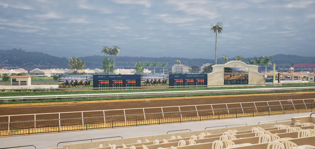 Del Mar Thoroughbred Club - Section Stretch Run Box 36 A Lvl 2 Seat View