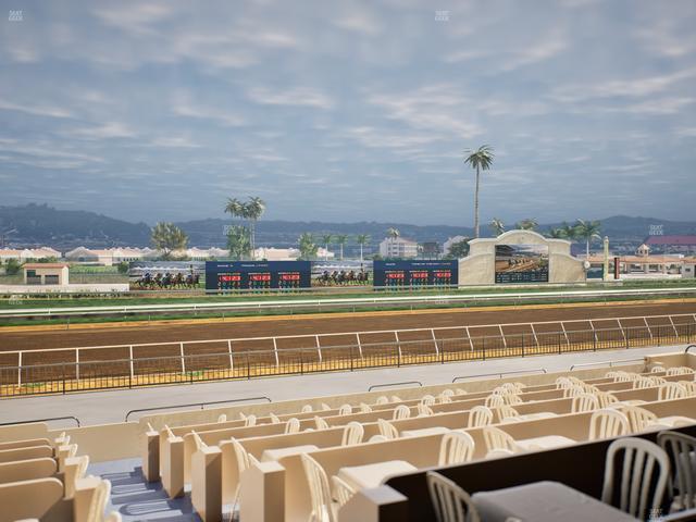 Del Mar Thoroughbred Club - Section Stretch Run Box 36 A Lvl 2 Seat View
