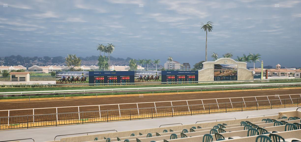 Del Mar Thoroughbred Club - Section Stretch Run Box 36 A Lvl 2 Seat View