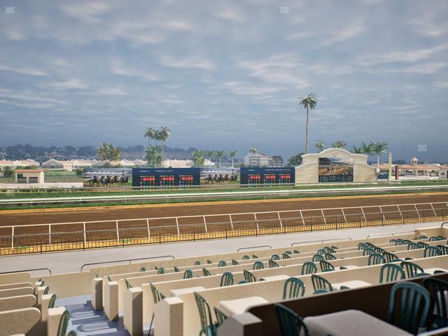 Del Mar Thoroughbred Club - Section Stretch Run Box 36 A Lvl 2 Seat View