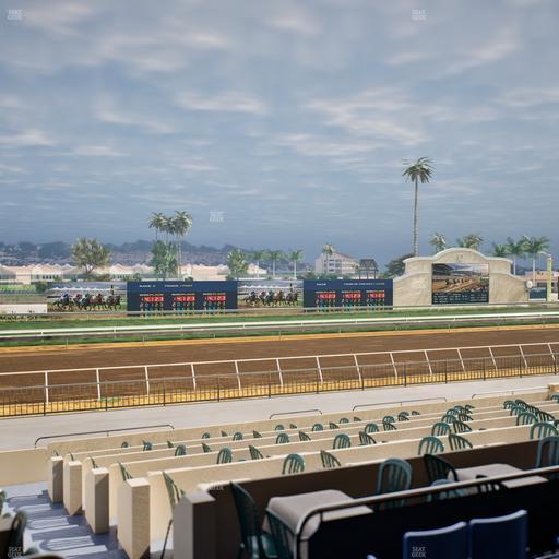 Del Mar Thoroughbred Club - Section Stretch Run Box 36 B Lvl 2 Seat View