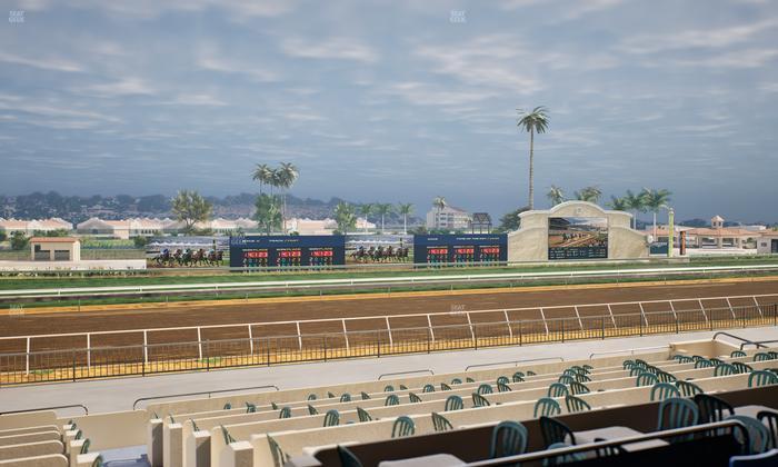 Del Mar Thoroughbred Club - Section Stretch Run Box 36 B Lvl 2 Seat View