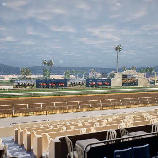 Del Mar Thoroughbred Club - Section Stretch Run Box 36 B Lvl 2 Seat View