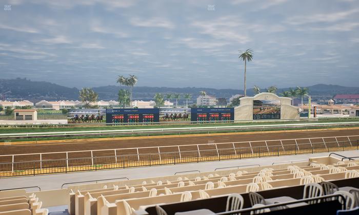 Del Mar Thoroughbred Club - Section Stretch Run Box 36 B Lvl 2 Seat View