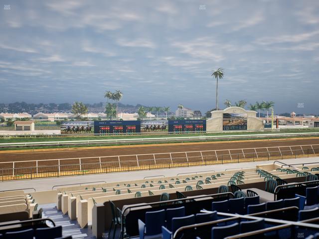 Del Mar Thoroughbred Club - Section Stretch Run Box 36 C Lvl 2 Seat View