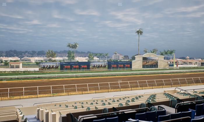 Del Mar Thoroughbred Club - Section Stretch Run Box 36 C Lvl 2 Seat View