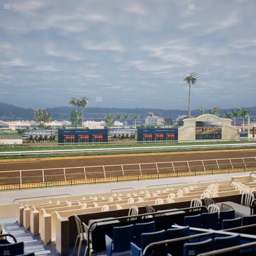 Del Mar Thoroughbred Club - Section Stretch Run Box 36 C Lvl 2 Seat View