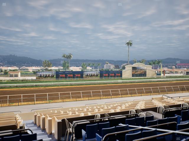 Del Mar Thoroughbred Club - Section Stretch Run Box 36 C Lvl 2 Seat View