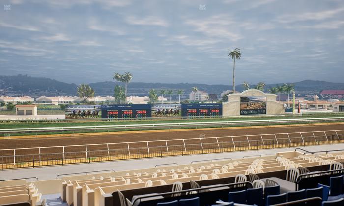 Del Mar Thoroughbred Club - Section Stretch Run Box 36 C Lvl 2 Seat View