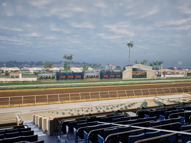 Del Mar Thoroughbred Club - Section Stretch Run Box 36 D Lvl 2 Seat View