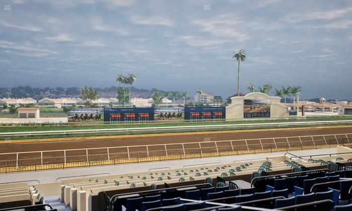 Del Mar Thoroughbred Club - Section Stretch Run Box 36 D Lvl 2 Seat View