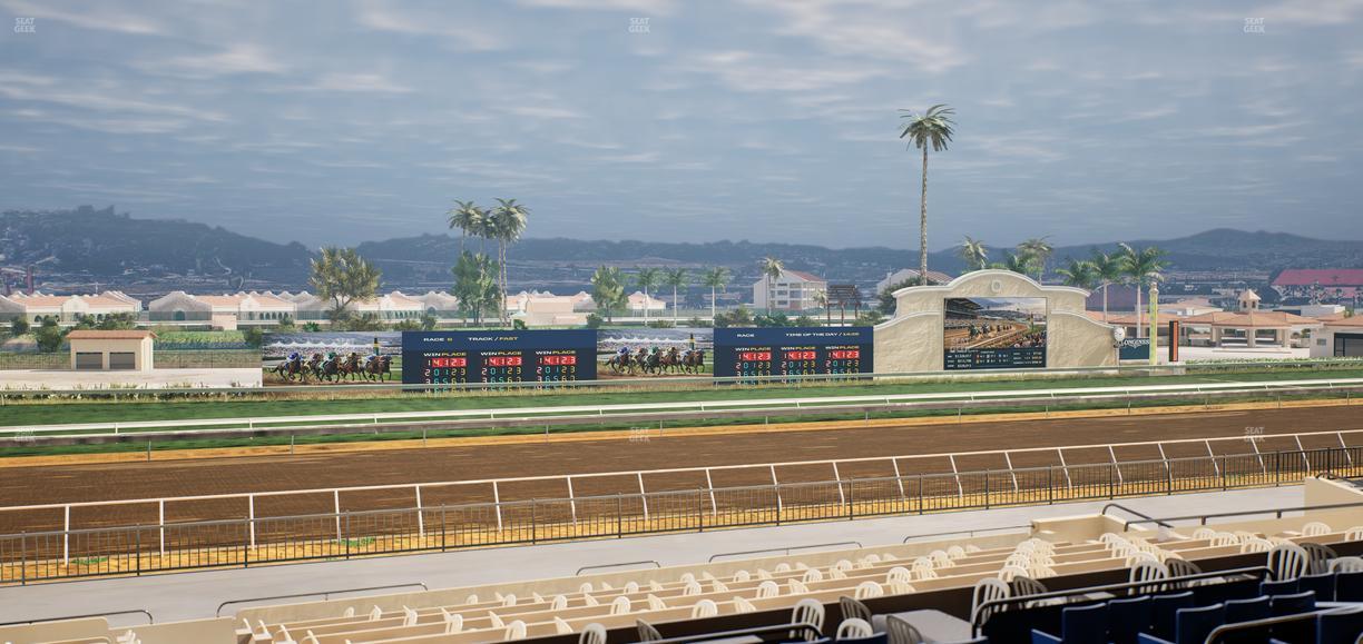 Del Mar Thoroughbred Club - Section Stretch Run Box 36 D Lvl 2 Seat View