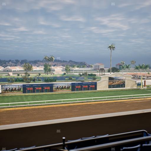 Del Mar Thoroughbred Club - Section Stretch Run Box 36 L Lvl 4 Seat View