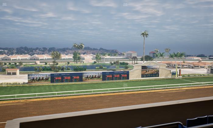Del Mar Thoroughbred Club - Section Stretch Run Box 36 L Lvl 4 Seat View