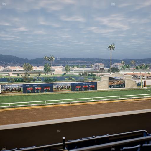 Del Mar Thoroughbred Club - Section Stretch Run Box 36 L Lvl 4 Seat View