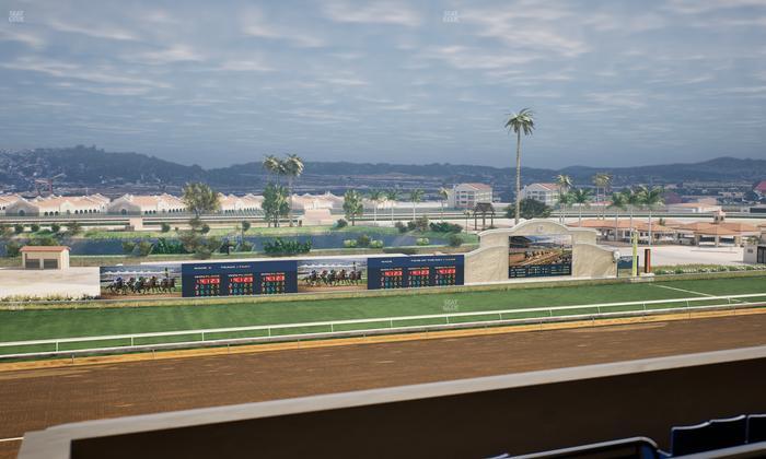 Del Mar Thoroughbred Club - Section Stretch Run Box 36 L Lvl 4 Seat View