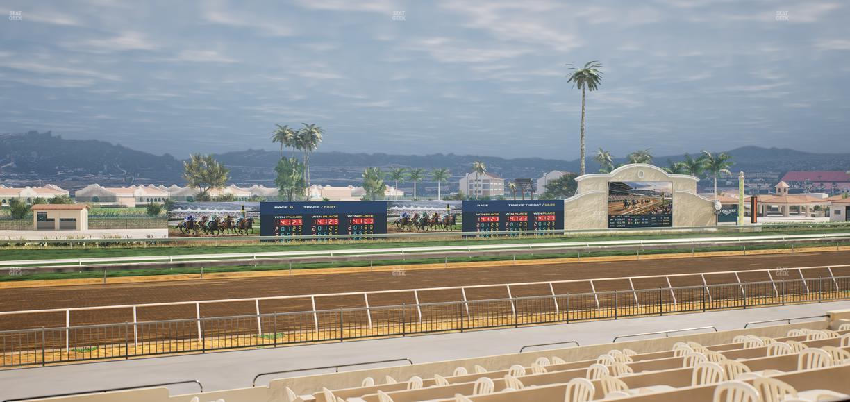 Del Mar Thoroughbred Club - Section Stretch Run Box 37 A Lvl 2 Seat View