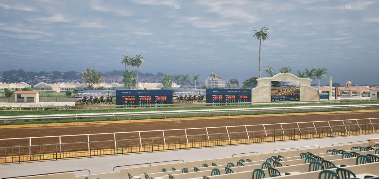 Del Mar Thoroughbred Club - Section Stretch Run Box 37 A Lvl 2 Seat View