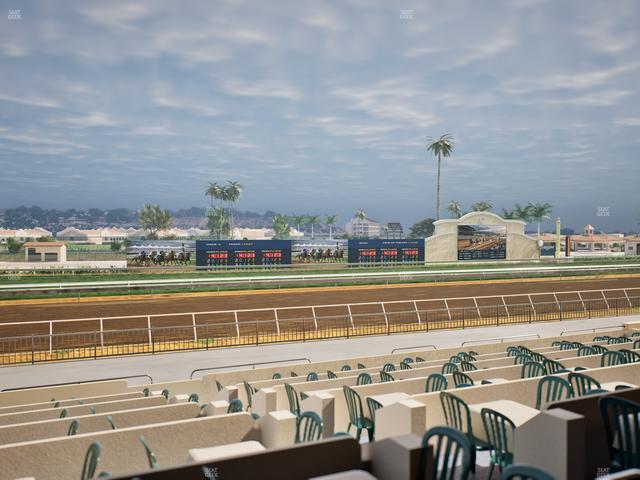 Del Mar Thoroughbred Club - Section Stretch Run Box 37 A Lvl 2 Seat View