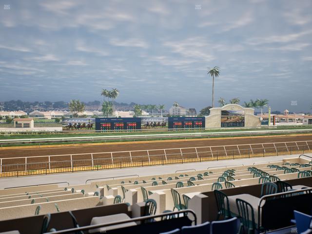 Del Mar Thoroughbred Club - Section Stretch Run Box 37 B Lvl 2 Seat View