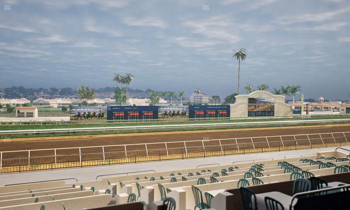 Del Mar Thoroughbred Club - Section Stretch Run Box 37 B Lvl 2 Seat View