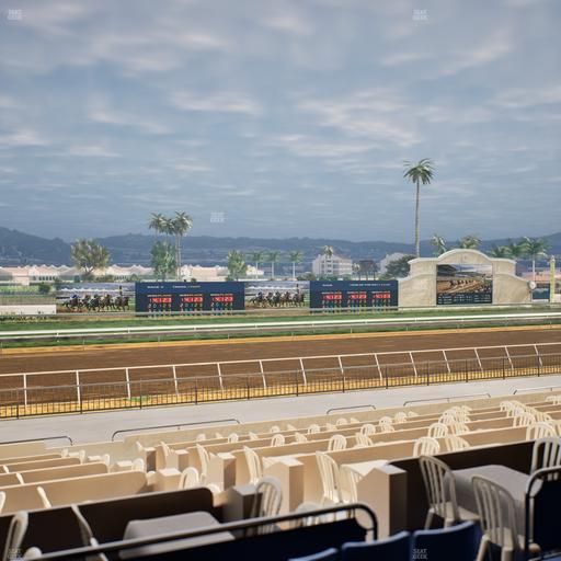 Del Mar Thoroughbred Club - Section Stretch Run Box 37 B Lvl 2 Seat View