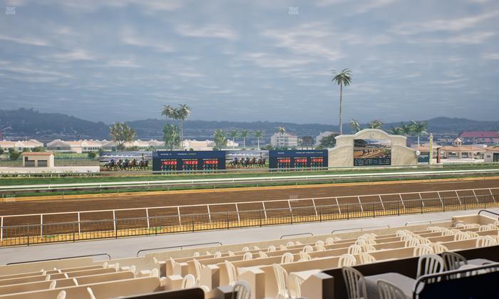 Del Mar Thoroughbred Club - Section Stretch Run Box 37 B Lvl 2 Seat View