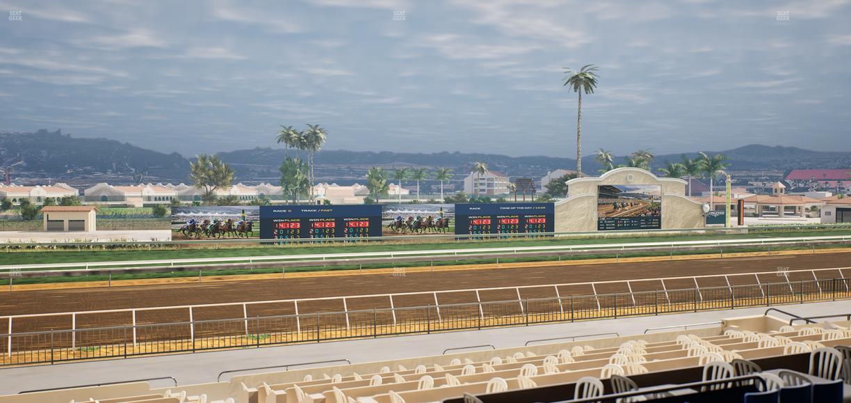 Del Mar Thoroughbred Club - Section Stretch Run Box 37 C Lvl 2 Seat View