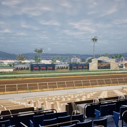 Del Mar Thoroughbred Club - Section Stretch Run Box 37 C Lvl 2 Seat View