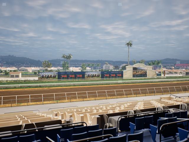 Del Mar Thoroughbred Club - Section Stretch Run Box 37 C Lvl 2 Seat View