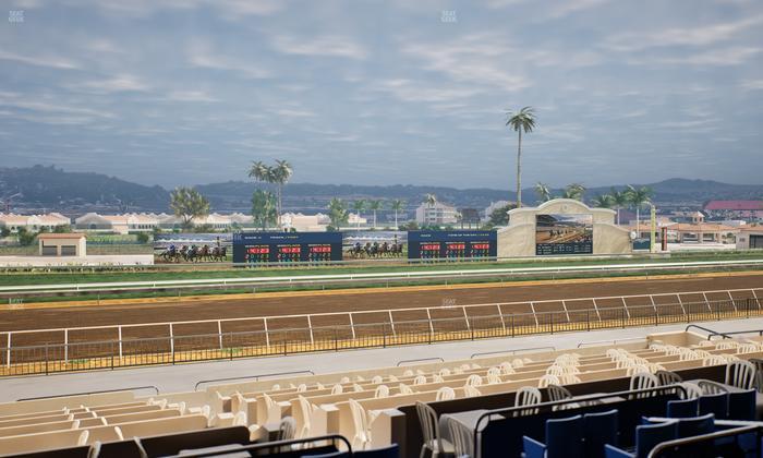 Del Mar Thoroughbred Club - Section Stretch Run Box 37 C Lvl 2 Seat View